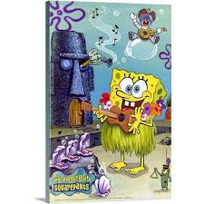 We know the real squidward would do that too. Spongebob Squarepants 2003 Canvas Wall Art Overstock 24138242