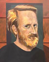 You're Not Going To Just Paint Yourself Out of This One 16x20”, acrylic