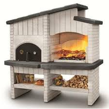 Combine Four Et Barbecue Inox Bio 68 X 40 Cm Four Pizza Bois Four A Pizza Barbecue Four A Pizza