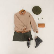 Pin By Emma Eldridge On Product Spotlight Aw18 Olive Clothing Sunday Clothes Olive Skirt