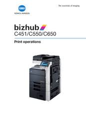 Konica minolta c650/c550 ps(p) drivers were collected from official websites of manufacturers and other trusted sources. Konica Minolta Bizhub C650 Series Manuals Manualslib