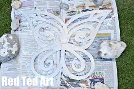 Decorate the wings with glitter glue or embellishments such as plastic gems or sequins. Fairy Wing Craft Red Ted Art Make Crafting With Kids Easy Fun