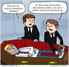 All Funeral Services Should Start Doing This Crazy Funny Pictures Funeral Jokes Zombie Humor