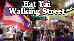 Hat Yai Walking Street Thai Street Food And Shopping In Hat Yai Thailand Youtube