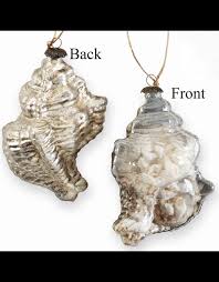 See more ideas about shells, sea shells, conch. Mud Pie Glass Conch Shell Filled Ornament W Antique Silver Backing Digs N Gifts