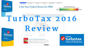 Turbotax 2016 Review Basic Deluxe Premier Home Business