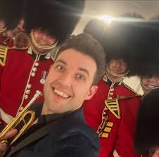 Had a ball playing with the household division big band last night at the  Fairfield Halls for their annual Christmas gig. Was a pleasure to play a  duet with @mattgoss too! The