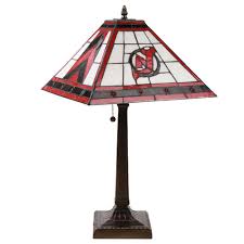 This minari column floor lamp gives buyers every light option they can imagine. The Memory Company Nhl 23 In Antique Bronze Stained Glass Mission Lamp Devils Nhl Njd 290 The Home Depot