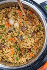 Rinsing gets rid of any dirt and debris it accumulated during processing. Instant Pot Rice Recipe Beef Plov Natashaskitchen Com