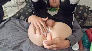 QUADRUPLE PENETRATION, I Finally get 2 Double Dildos Folded in half inside  my Ass - Pornhub Gay
