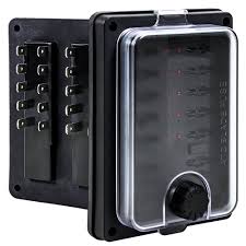 Buy motorcycle fuses & fuse boxes and get the best deals at the lowest prices on ebay! Amazon Com 10 Way Waterproof Fuse Box For Automotive Atc Ato Blade Fuses 250 Amp Up To 25a Per Socket Led Indicator 12v 32v Dc Auto Marine Fuse Block Automotive