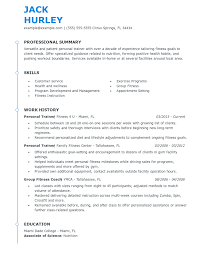 Assistant fitness director jobs in falls church, va. Personal Trainer Resume Examples Fitness Nutrition Livecareer