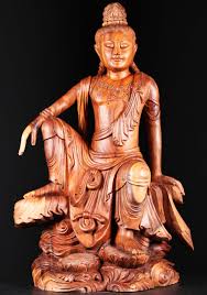 Maybe you would like to learn more about one of these? Wooden Seated Kwan Yin Sculpture 44 96bw3 Hindu Gods Buddha Statues
