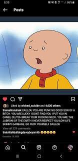His father had hit him round the head for holding them up while he tried to. The Iron Sheik Say Fuck The Caillou Fuckcaillou