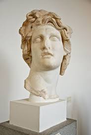 Head Of The God Helios The God Of Island Of Rhodes Holes On The Periphery Of The Cranium Are For Inserting The M Ancient Greek Sculpture Greek Statues Statue