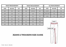 63 Studious Pant Length Chart Men