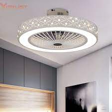 Some popular features for modern ceiling fans with lights are reversible motor, remote control compatible and dimmable. Modern Ceiling Fan Lights Dining Room Bedroom Living Remote Control Fan Lamps Invisible Ceiling Lights Fan Lighting Small Office Ceiling Fans Aliexpress
