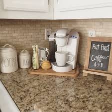 Addicted To Coffee Check Out These 25 Ways To Make It The Centerpiece Of Your Home Kitchen Counter Decor Counter Decor Coffee Bar Home