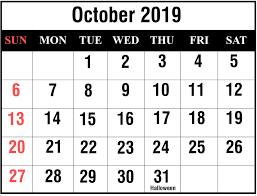 Posted on november 16, 2018november 16, 2018 by pankaj gupta. Printable October 2019 Calendar With Holidays Pdf Excel Word Printable Template Calendar