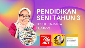 Bidang membuat corak dan rekaan. Pendidikan Seni Teknik Renjisan Dan Percikan Tahun 3 Youtube