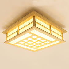 Creative Led Ceiling Light Japanese Wooden Ceiling Light Living Room Bedroom Study Lighting Ceiling Lights Modern Led Ceiling Lights Ceiling Lights Living Room
