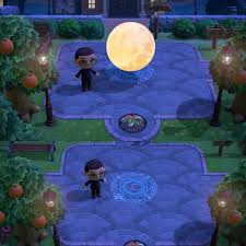 A Made A 4x4 Summoning Circle Which Fits Perfectly Under The Moon For All You Witchy Types Creator Code Is Animal Crossing Summoning Circle Animal Crossing Qr
