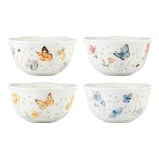 Lenox butterfly meadow multi color dessert plates (set of 4), white. Sale Lenox Butterfly Meadow Petitie 4 Piece Dessert Bowl Set Price 49 95 In Tupelo Ms From Elizabeth Clair S