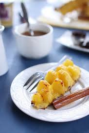 Ananas Rotis Au Miel Et A La Cannelle Chefnini Ananas Roti Alimentation Ananas
