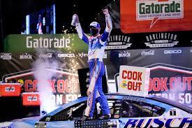 The top five was completed by ross chastain , harrison burton and noah gragson. Kevin Harvick Wins Nascar Southern 500 After Truex Elliott Collide