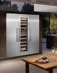 Kuchengerate Hightech In Designerrobe Weinkuhlschrank Weinschrank Side By Side Kuhlschrank