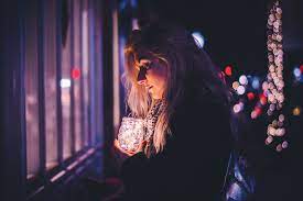 Night Shoot With My Girl Samantha Love This Portrait And The Bokeh Night Portrait Portrait Portrait Photography