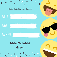 Emojis emoticons malvorlagen zum ausdrucken 20. Einladungskarte Emoji Kindergeburtstag Download