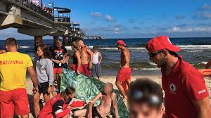 Akcja ratunkowa krynica morska plaża biała 3 lipca 2021. O Krok Od Tragedii Ledwo Uszedl Z Zyciem Nasze Miasto Miedzyzdroje