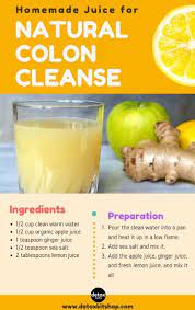 Homemade Juice For Natural Colon Cleanse Healthy Detox Natural Colon Cleanse Detox Juice