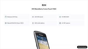 RIM BlackBerry Curve Touch 9380 Image ...