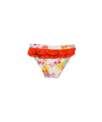 Bikinis y bañadores hello kitty para niñas. Culetin Nina Con Estampados Coleccion Coral De Munsuri Beachwear