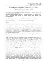 Pdf Protean Career Development Exploring The Individuals Organizational And Job Related Factors