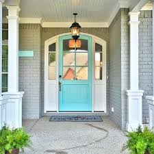 Light Grey House With White Trim For Light Gray Brick Couples Shades Darker Shutters White Trim G Painted Brick House House Paint Exterior Brick Exterior House