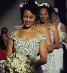Leilani Teuila Blakely Leads Bridesmaids Sione S Wedding Polynesian Dress Samoan Wedding Samoan Dress