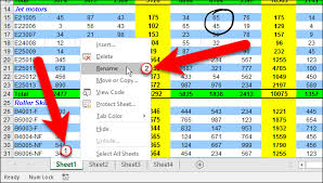 To rename a sheet you have to double click its tab. How To Rename Worksheet Tabs In Excel
