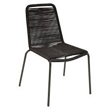 Sensum Gartenstuhl Skuru B X T X H 57 X 62 X 85 Cm Polyesterfaser Schwarz 8271 Stuehle Metall Icdd Sommermmoebel Gartenstuhle Bauhaus Stapelstuhle