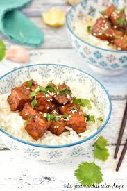 Tempah Laque Ail Et Gingembre Vegan Cuisine Vegetarienne Tempeh Recette De Plat