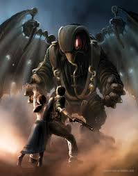 Bioshock Infinite Clash In The Clouds Story Bioshock Infinite Bi Elizabeth And Booker Dewitt Songbird Bioshock Infinite Bioshock Art Bioshock