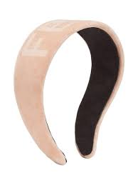 Fendi Women S Velvet Logo Headband In Pink Modesens