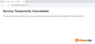 This particular response code differs from a code like the 500 internal server error we. How To Fix Magento 2 Error 503 Service Temporarily Unavailable