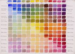 99 color mixing chart acrylic paint split primary color