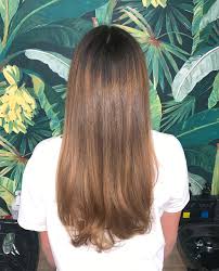 Laying off the heat gives you the opportunity to put your natural texture on display. Cloud Nine Hair Beauty From Dark Brown To Light Golden Brown Balyaged By Roz Model Charlotte Balyage Teasylights Keune Keunecolour 19thaveshoppingcentre 4221 Goldcoasthairdresser Facebook