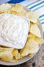 Easy Sour Cream Chip Dip Recipe Recipe Sour Cream Dip Recipes Chip Dip Recipes Sour Cream Chips