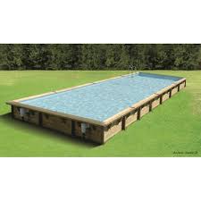 Piscine Linea 11 X 5m X H140cm Rectangulaire Entourage Bois Ubbink Qualite Achat Vente Pas Cher