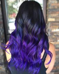 Black To Purple Ombre Hair Purple Ombre Hair Lavender Hair Ombre Hair Styles